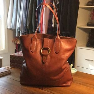 Frye Leather Ring Tote